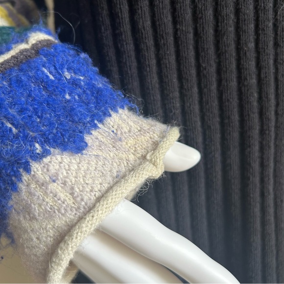 Free People Y2K-style Mixed Up Cuff Thermal Funnel Neck, Crochet, L - Picture 3 of 12